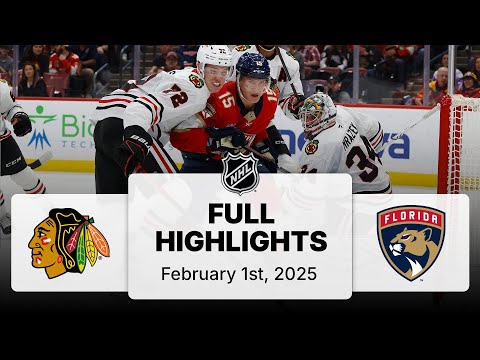 NHL Highlights | Blackhawks vs. Panthers - February 01, 2025