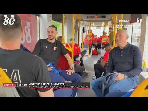 Imagini inedite: UTA a venit cu tramvaiul la meci. Pandi, reacţie genială: "Ce face Timişoara?"