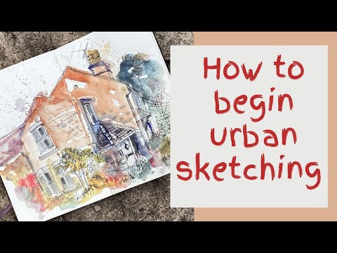 How to begin urban sketching - step by step for beginners