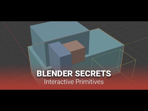 Blender Secrets - Interactive Primitives