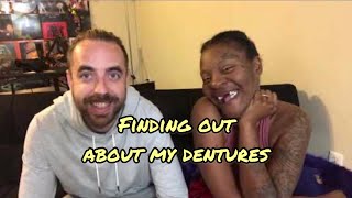 My boyfriend first reaction thoughts of my fake teeth girlfriend with dentures