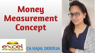 #7 Money Measurement Concept | Accounting Principles | CA | CS | CMA | Bcom | Mcom | NET | EPFO |
