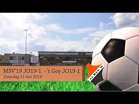 MSV'19 JO19 1 -  't Goy JO19 1