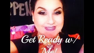 Get Ready With Me | Purple Lips!