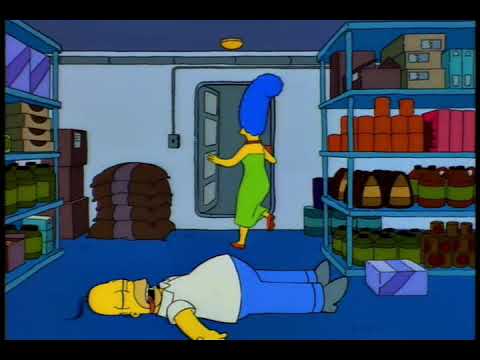 The Simpsons - Can't murder now, eating