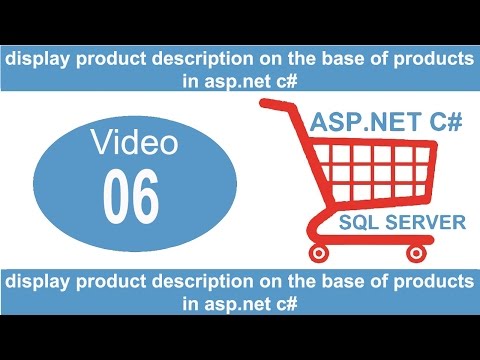 display product description on the base of products in asp net c#