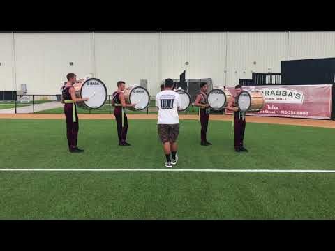 Boston Crusaders 2018 - Bass Drums 5