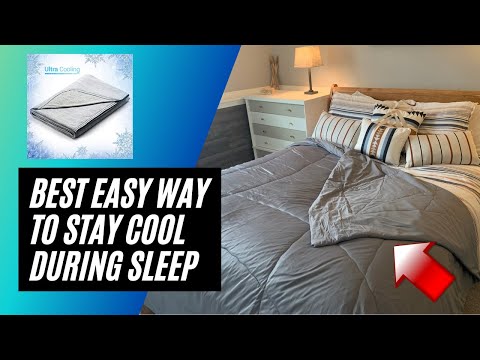 Easy Cheap Way to Sleep Cooler-  Elegear Arc-Chill Cooling Comforter