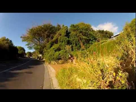 Mike Zietsman skating down Llandudno Road