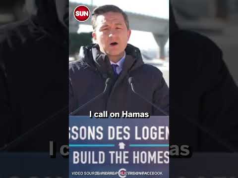 Pierre Poilievre states clearly why Hamas must surrender or be destroyed.