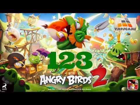 Angry Birds 2 Hard level 123 Gameplay (iOS Android)