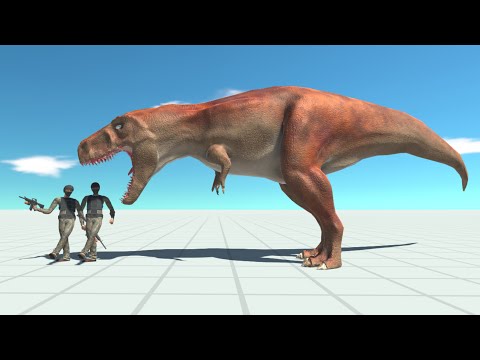 REMODELED T-REX vs 2x EVERY UNIT - Animal Revolt Battle Simulator