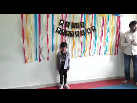 Veekshith's Birthday celebration from senior class