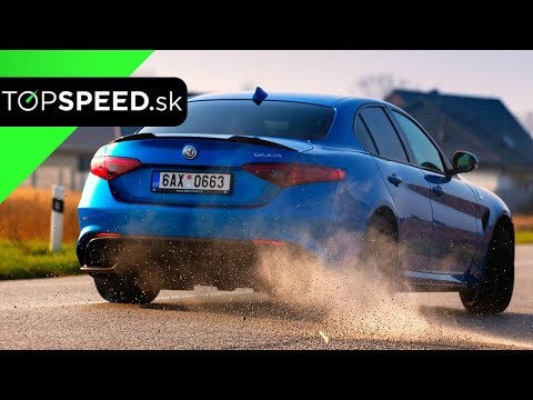 Alfa Romeo Giulia Quadrifoglio test - Maroš ČABÁK TOPSPEED.sk obrazok