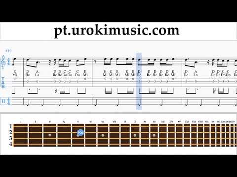 Aulas de Banjo (Tenor irlandês) DJ Khaled, Justin Bieber - No Brainer Curso Aprender um-ih372