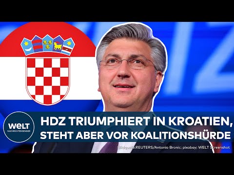 KROATIEN WAHL 2024: Konservative Partei HDZ sichert Sieg, muss aber um Mehrheit ringen