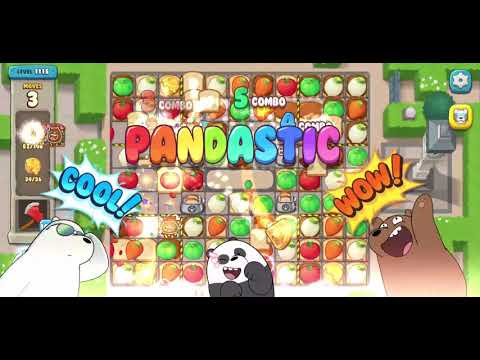 We Bare Bears the Puzzle for Kakao Season2 Level 1115 - No Boosters