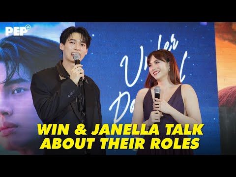 Janella Salvador and Win Metawin talk about their roles in Under Parallel Sikes PEP Interviews