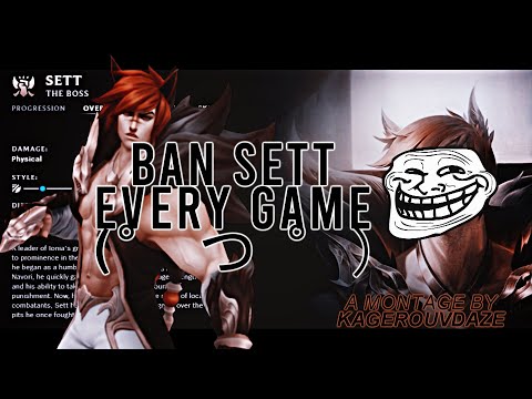 This is why you should ban Sett at every game (͡ ° つ °)