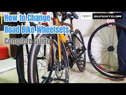 How to Change Road Bike Wheelsets (Complete Guide) Clincher Tube Type Tires, Disc & Rim Brakes