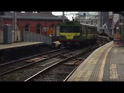 DART 8330, 8316 & 8121 arriving & departing from Dublin Connolly.