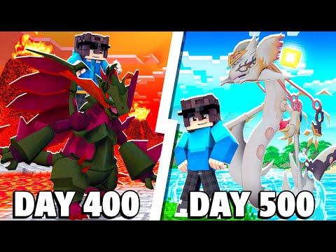 500 Days of Pixelmon Ultra Fusion - ANCIENT GOD Dragon Caught!