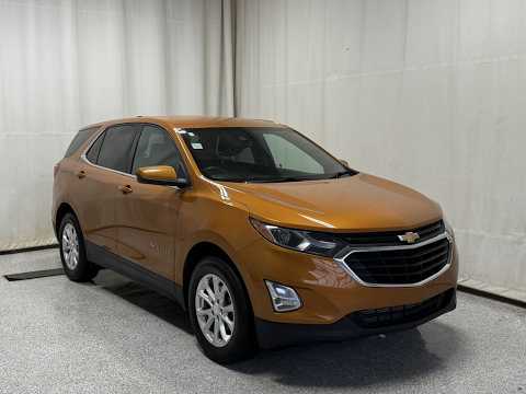 2018 Chevrolet Equinox AWD 4dr LT w/1LT in Orange for sale at Park Mazda in Sherwood Park, AB