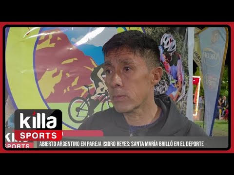 ABIERTO ARGENTINO EN PAREJA ISIDRO REYES: SANTA MARÍA BRILLÓ EN EL DEPORTE