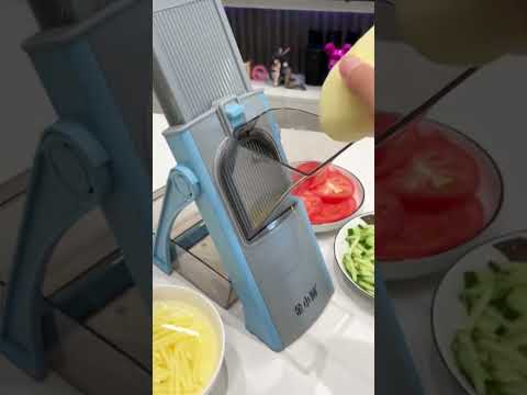 Slice everything with mandolin slicer