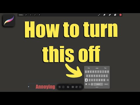 How to TURN OFF Mini Floating Keyboard on the Ipad Pro