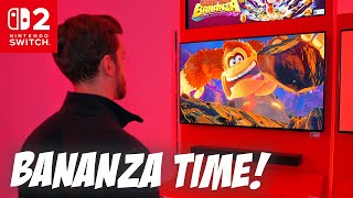 Donkey Kong Bananza Gameplay on Nintendo Switch 2 – Hands-On Exclusive Preview!