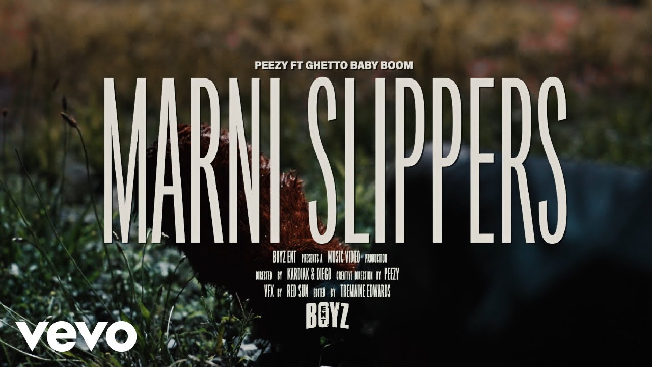 Peezy, Ghetto Baby Boom — Marni Slippers