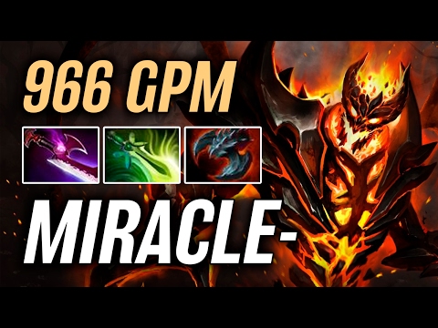 Miracle • Shadow Fiend • 24 kills 1k GPM — Pro MMR