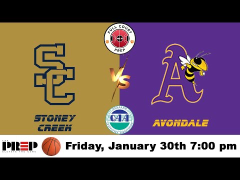 Full Court PreP || Stoney Creek vs Avondale || Boy's Basketball || Full Livestream