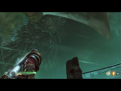 Los dioses Nordicos obstaculizando el paso de Kratos en God of War