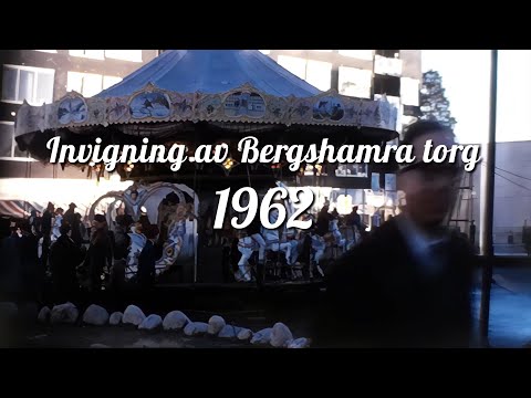 Invigning av Bergshamra torg 1962.