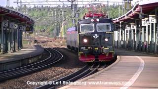 preview picture of video 'SJ Rc6 1412 at Södertälje syd, Sweden'