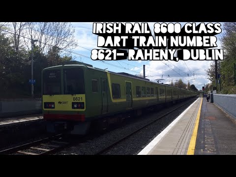 Irish Rail 8600 Class Dart Train Number 8621 - Raheny, Dublin