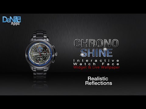 Chrono Shine HD Watch Face Video