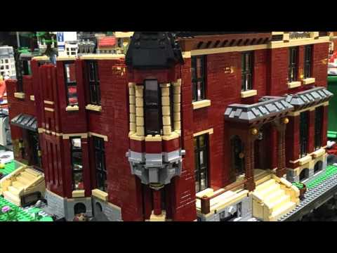 La baticueva hecha con piezas de lego