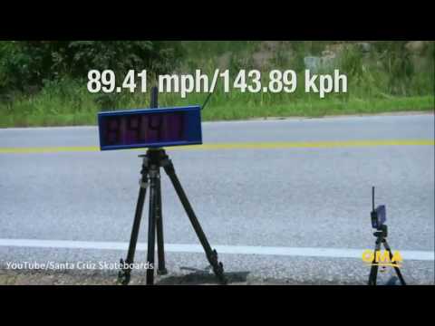 Fastest Speed on Skateboard Record Broken by Kyle Wester