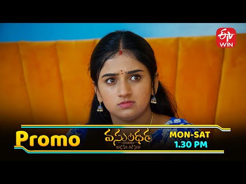 Vasundara Latest Promo | Episode No 138 | 5th November 2025 | ETV Telugu