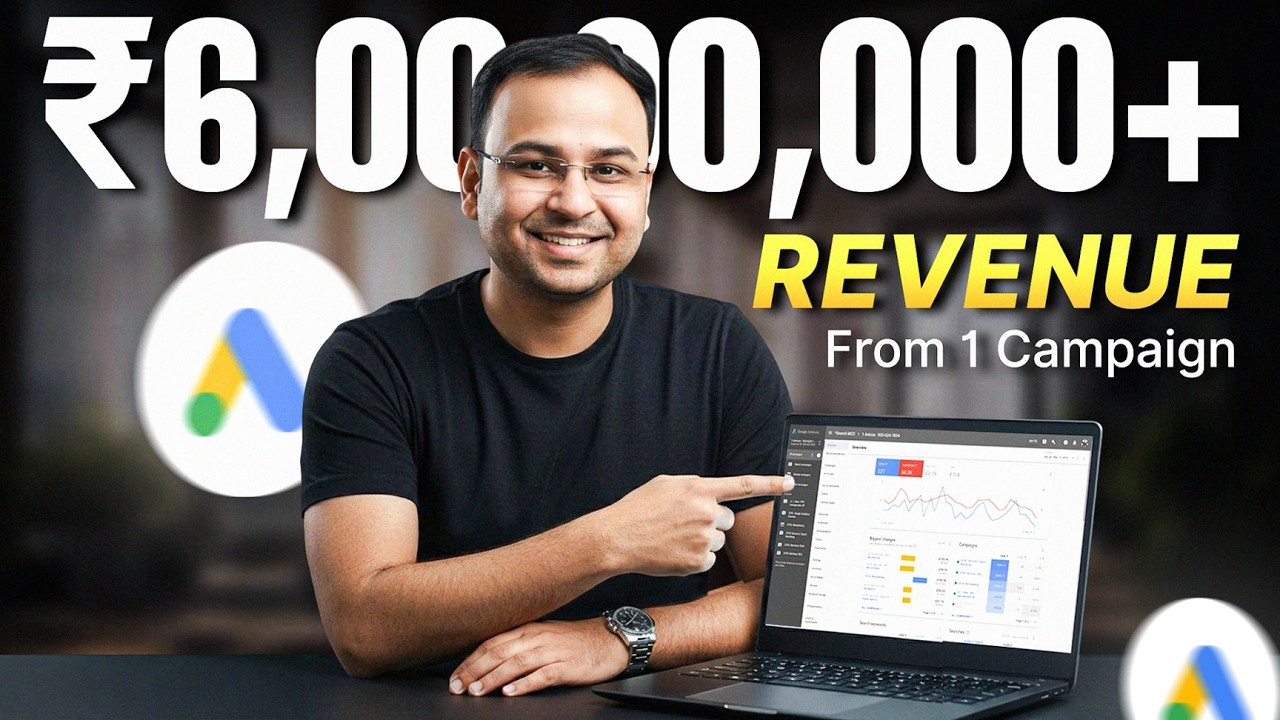 How We Scaled a Single Google Ads Campaign to ₹6.7Cr Revenue | Umar Tazkeer