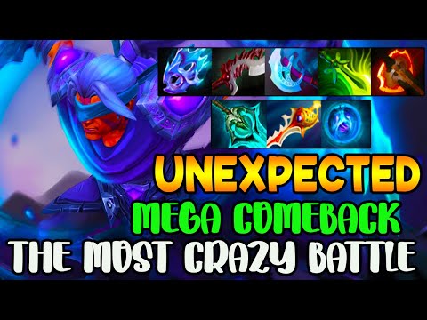 UNEXPECTED MEGA COMEBACK  - THE  MOST CRAZY BATTLE - DOTA 2 GAMEPLAY