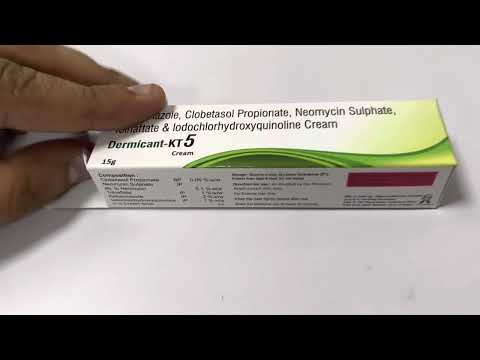 Ketoconazole, Clobetasol Propionate, Neomycin Sulphate, Tolnaftate & lodochlorhydroxyquinoline Cream
