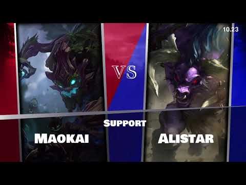 10.23 Maokai Support KR Challenger vs Alistar