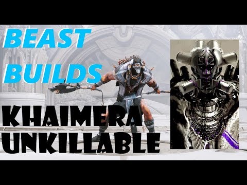 Paragon v42 Beast Builds - Khaimera The Unkillable (Tanky Life Drain Deck)
