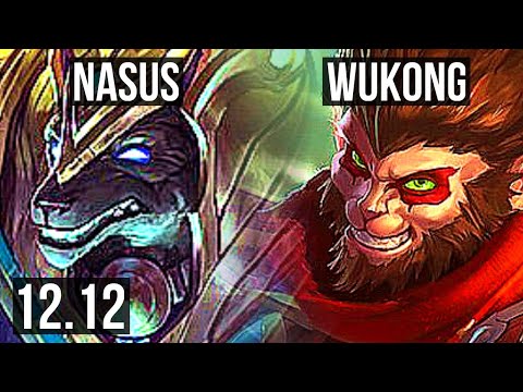 NASUS vs WUKONG (TOP) | 6/0/3, 1.5M mastery, 400+ games, Dominating | EUW Diamond | 12.12