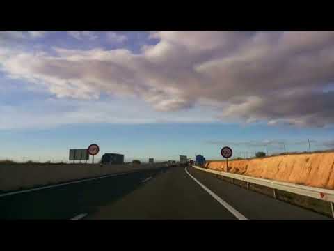 Valencia - Madrid drive-lapse