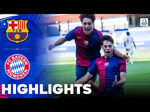 Barcelona vs Bayern Munich | Highlights | UEFA Youth League 23-10-2024